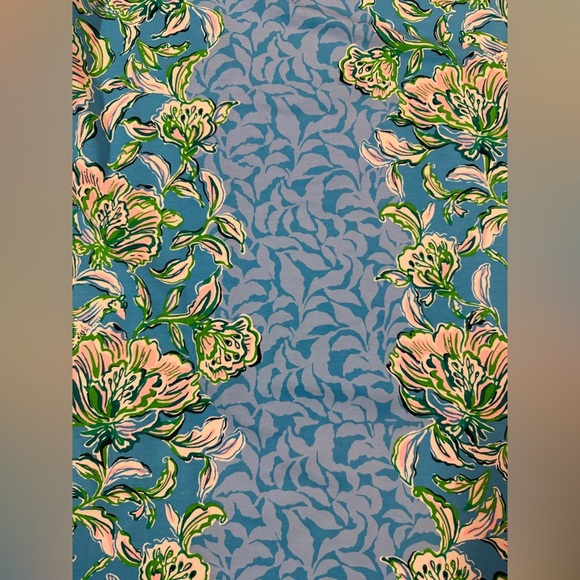 Lilly Pulitzer Harriet Dress in Color Cumulus Blue Chick Magnet Size XL - Picture 9 of 10